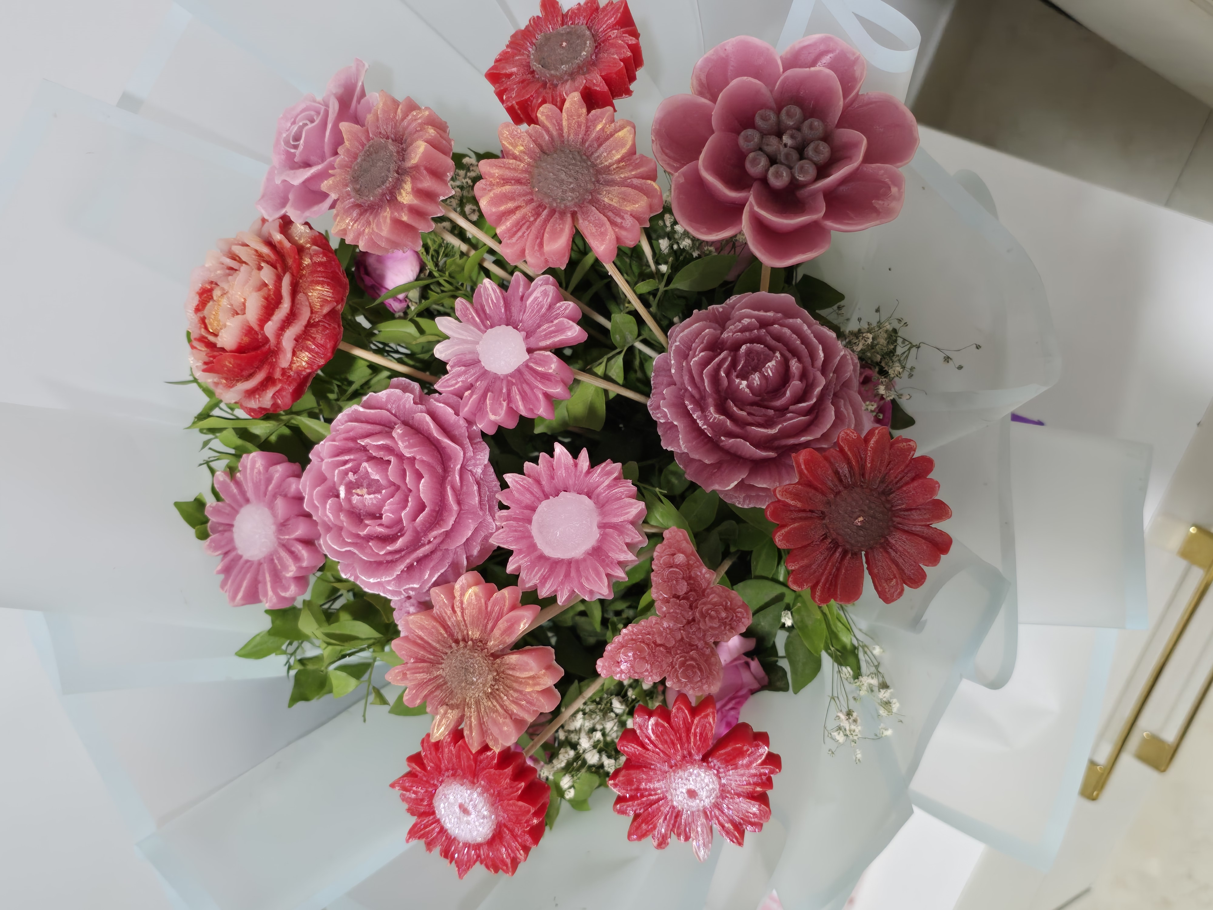 Flower Bouquet Candle