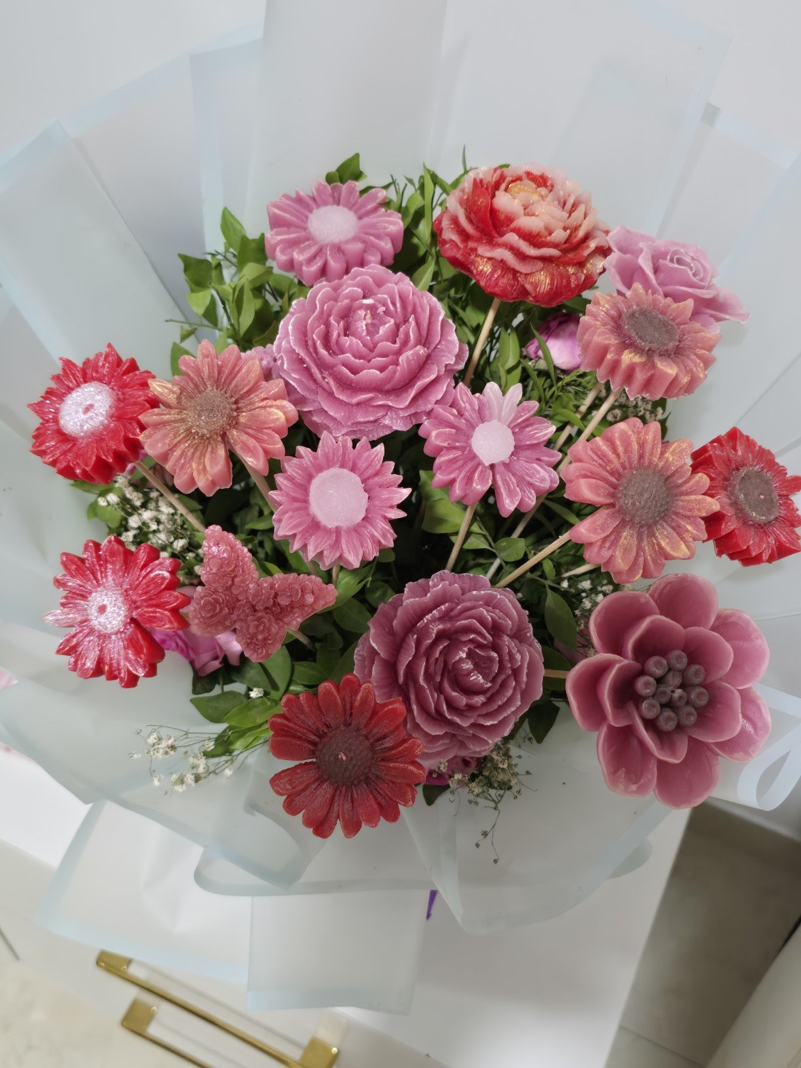 Flower Bouquet Candle
